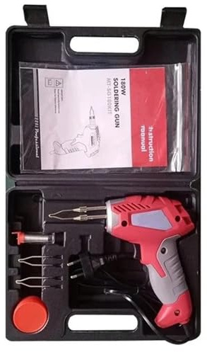 Soldadores Soldador eléctrico de calentamiento rápido de grado industrial, herramienta de reparación de soldadura de alta potencia de 180 W pistola de soldagem de plástico
