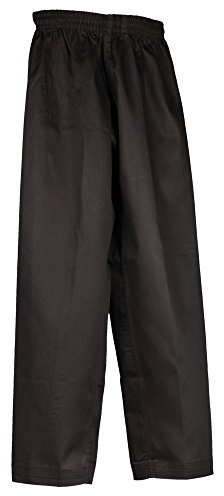 Tiger Claw Martial Arts Pants Black Poly/Cotton #3