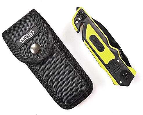 Walther Professional ERK Emergency Rescue Knife – Cuchillo Auxilios Amarillo