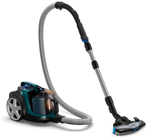 Philips PowerPro Expert FC9744/09 - Aspiradora (750 W, Aspiradora cilíndrica, Secar, Sin bolsa, 2 L, Filtro EPA), Verde y negro