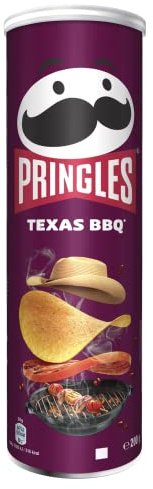 Pringles Texas BBQ Sauce American Chips Single Pack (1 x 200g)