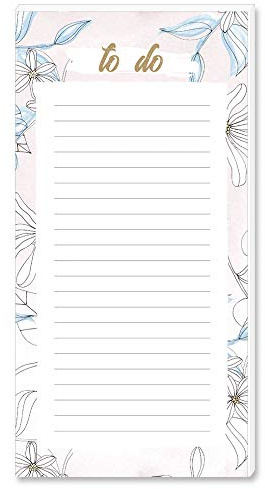 To do-Liste BLOOM | Notizblöcke, Schreibblöcke DIN LANG Format | 4 Blöcke