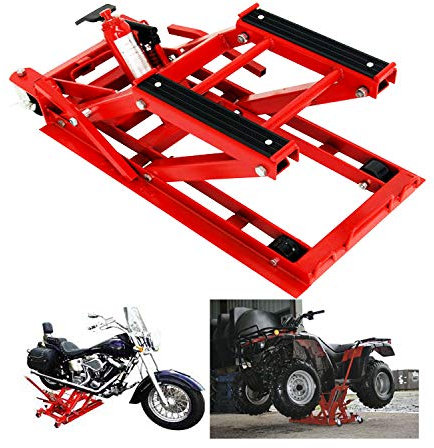 ELEVADOR/ASCENSOR DE MOTOS Y QUADS 680 KILOS CABALLETE ELEVADOR PLATAFORMA PARA MOTO
