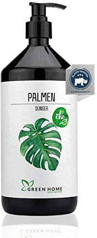 GREEN HOME LOVE NATURE® 1L Palmendünger flüssig mit hohem Nährstoffgehalt - nachhaltiger Dünger für Palmen einfach zu dosieren - Made in Germany