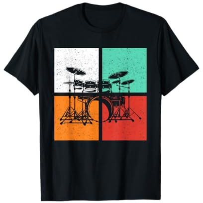 Drummer Geschenk Schlagzeug Spieler Schlagzeuger Grafik T-Shirt