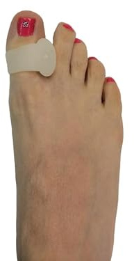 Dr. Jill's Foot Pads, Y12555, Latex Free Spreader with Loop/1 Toe Crest Pad-Medium-4 Pack
