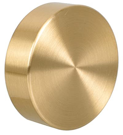 Housoutil Rundes Lineal Brief Besch Werer Kalligrafischer Briefbeschwerer Aus Holz Briefbeschwerer Zum Schreiben Bürste Für Goldendoodle Statuendekor Malutensilien Messing Runden Büro