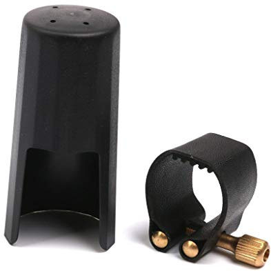 Kunststoff-Klarinetten-Düsendeckel mit PU-Blattschraube schwarz