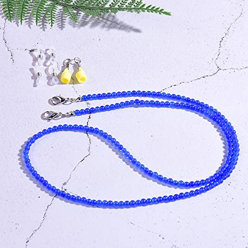 Brillenkette 4 Mm Stein Brillenkette Kopfhörerhalter Kette Zum Lesen Von Sonnenbrillen Lanyard Damen Halsband Zum Aufhängen Stahlfarbe