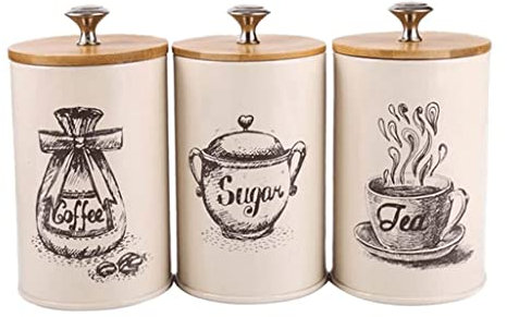 3 Pcs Bread Box Metal Wooden Cover Bread Bin Small Bread Holder Kitchen Storage Box Set 3.7x6.1 Inch Home Bread Storage