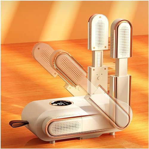 XNASU Electric Shoe Dryer, Shoe Dryer Foldable, Football Boot Dryer Foldable Expandable with Blu-Ray/3 Modes Timer, Boots Dryer Shoe Warmer Dryer for Shoes,Gloves,Hats,Socks Boot Dryer Shoes Dryer.