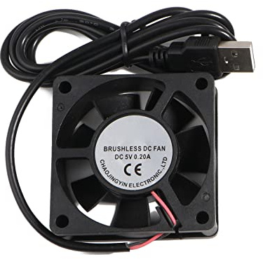 Ranuw 60mm USB Brushless Cooling Fan 5V Quiet Cooling Fan 6010 6015 6020 6025 Mini Computer Fan For Small Appliances Series 60mm Usb Cooling Fan