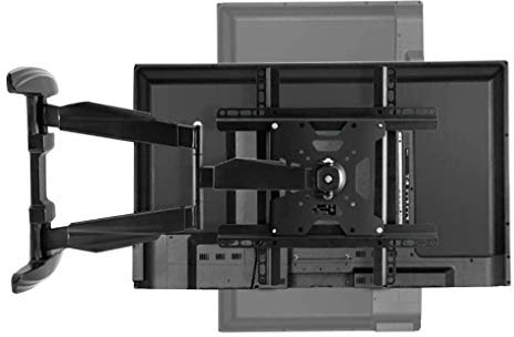 El soporte de pared para TV se adapta a la mayoría de los televisores de pantalla plana LED, LCD y OLED de 32 a 50 pulgadas, brazos articulados giratorios de movimiento completo con inclinación, sopo
