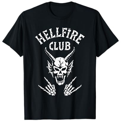 Stranger Things Hellfire Club Bones T-Shirt