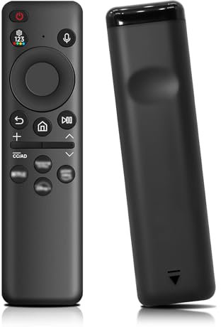 BN59-01385A Telecomando Batterie sostituibili Voice per SMS Smart TV, telecomando universale, telecomando vocale sostitutivo con USB Type-C, compatibile con telecomando SMS Smart TV - Nero
