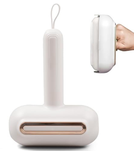 MHwan Fusselrolle Wiederverwendbar, Waschbare, tragbare Trommel, extra breit 14 cm, langlebig und für jahrelangen Gebrauch konzipiert, für Kleidungsflusen, Tierhaare, Staub, Schmutz