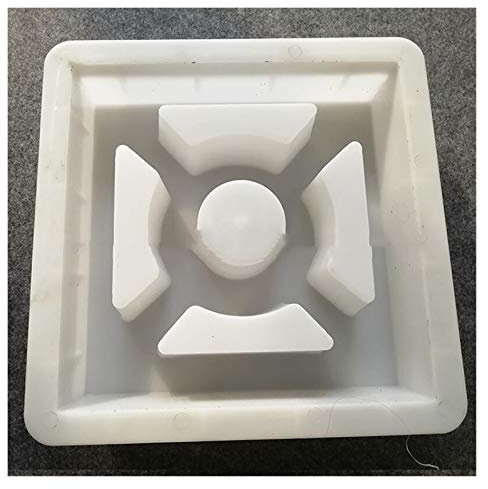 Molde Pavimento,Moldes Hormigon Impreso Cemento de moldes de ladrillo antiguo Square Garden Ventana fabricación de ladrillos de moldes 3D Anti Slip Talla concreto plástico pavimentación Moldes