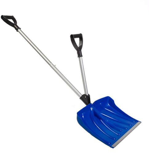 2 in 1 multiuso leggero in alluminio pala da neve con manico staccabile per la rimozione compatto pala di stoccaggio in lega di alluminio