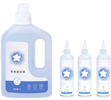 1690ML Líquido Limpiacristales Fragancia Blue Chimes Compatible Con ECOVACS Apto for Todos Los Modelos W1S W2PRO W960