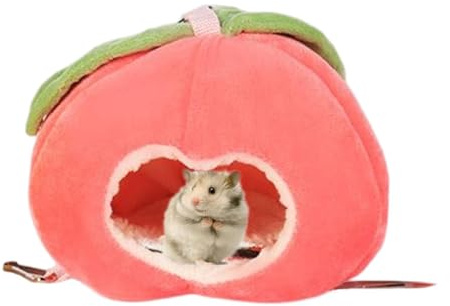 Hamsterhus,Husdjur Vinter Hängmatta Frukthus - Tvättbara burtillbehör för små djur Gömställe för husdjur Sänghus hamstrar, chinchillor och igelkottar