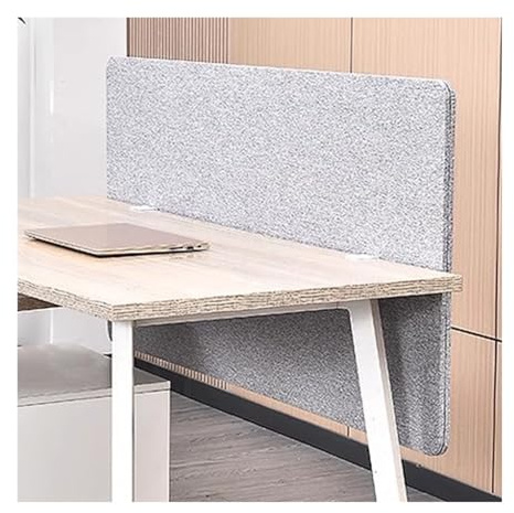 Acoustic Soundproofing Panels Set of 5 for Home Office & Studio Noise-Reducing Room Dividers Light Gray 50x60 cm - Ideal for Standing Desks and Enhanced Privacy