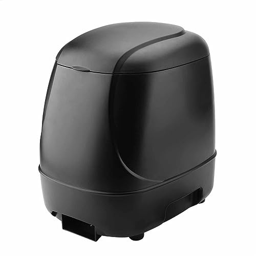 RASTKY Dispensador de Alimentación de Peces de 10 litros con Temporizador para Acuario de Estanque, Alimentador Automático de Peces Al Aire Libre para Aficionados Ocupados