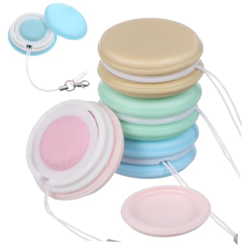 Artibetter Macaron Mobile Phone Screen Cleaner 4pcs Set Dual-sided Lens Wipes with Keychain for Cellphone Touchscreen and Eyeglass Lens Cleaning, Portable Electronic Device Cleaning Pads
