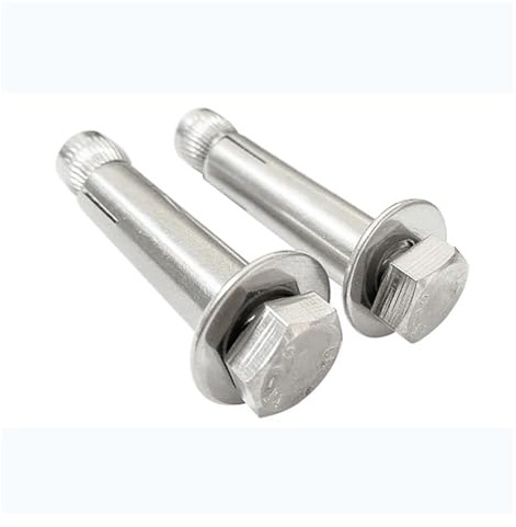 LJISEHG Perno de expansión de acero inoxidable tipo 304 incorporado con casquillo hexagonal, tope de velocidad, tornillos de anclaje especiales(80mm,M10 1PC)