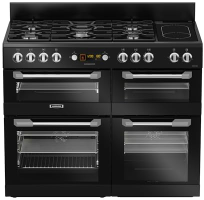 Leisure Cuisinemaster CS110F722K 110cm wide Dual Fuel Range Cooker with Gas Hob - Black - A/A/A Rated