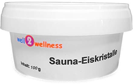 Sauna - Eiskristalle/Mentholkristalle in einer 100g Dose - aus 100% reinem Minzöl