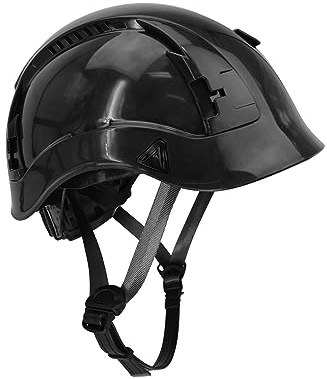 Malta Dynamics APEX Type 2 Safety Helmet – OSHA and ANSI Z89.1 Compliant Safety Hard Hats for Construction Workers and Vented Helmet for Head Protection (Black)