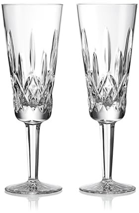 Waterford Lismore - Set di 2 flute, 212,6 g, trasparente
