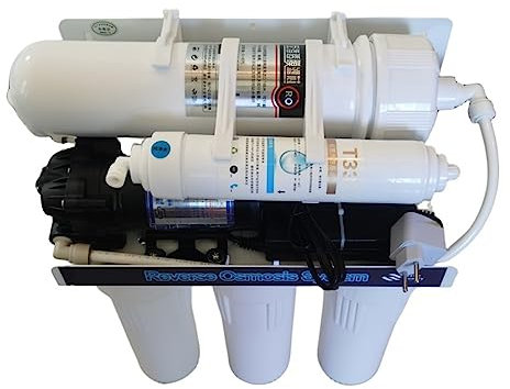 Wasserfilter unter der Spüle, 800 Gpd Level 5 Filterung RO Umkehrosmose-System Filtersystem, Aquarium-Filtersystem 3013-800G Wasserreiniger für Küche, Bad, Wohnmobil oder Büro