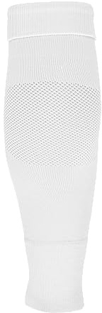 uhlsport Tube-it-Sleeve Fußball Stutzen Fussball-Socken für Herren, Damen und Kinder - fester Halt, maximale Stabilität der Schienbeinschoner, 41-44, Weiß