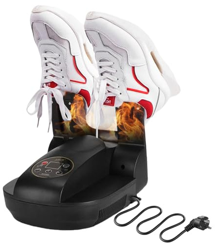 Sèche-Chaussures Électrique, Sèche Chaussure Électrique, Chauffe-Pieds Chauffe Chaussure Seche Bottes Avec Chronométrage, Antibactérien, Sèche-Bottes Pour Chaussures, Gants