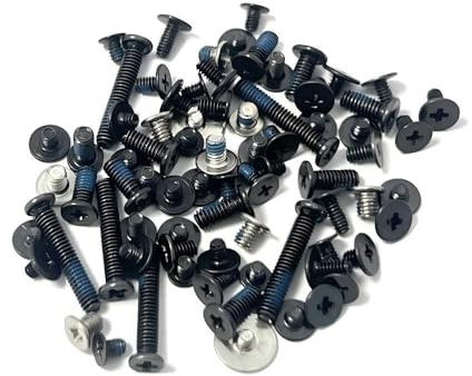 Lot Complet de vis pour PC Portable Remplacement pour ASUS TUF Gaming | FX80GM FX80GD FX80GE, FX504 FX504GE FX504GD FX504GM Complete Set of Laptop Screws