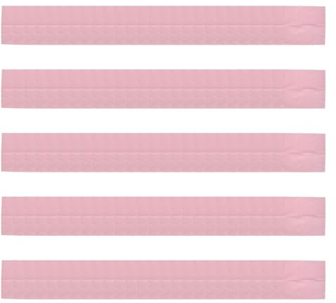 125 Stück Einweg Nageldesign Tischhandtücher, Wasserdichte Hochsaugfähige Nageltisch Abdeckmatte, Weiche Faltbare Schreibtischunterlage für Maniküre Pediküre, Inklusive 125 Blätter (Rosa)