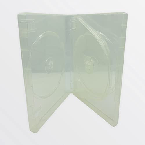 Dragon Trading® - Confezione da 25 CD/DVD multicase a 4 vie, dorso 27 mm