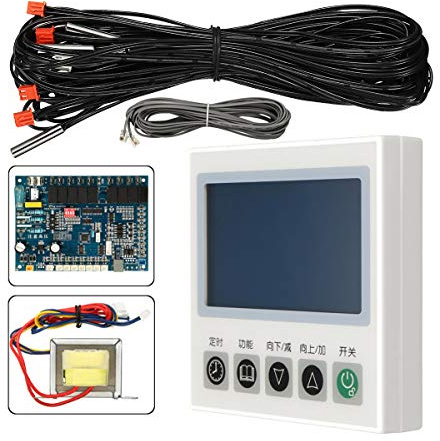 Tutoy Elektronisk digital pool vattentemperatur värmare kontrollbräda del kabel verktygssats