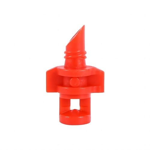 VIFERR Mini Düsen 50 Stück 360 Grad Mini Gartenbewässerung Sprühdüsen Nebeldüsen Micro Spritzer Tropfer Sprinkler Bewässerungssystem Obstgarten Landwirtschaft