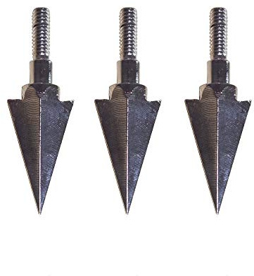 AMEYXGS 6pcs Legierter Stahl Broadheads 108Grian Pfeilspitze Retro Pfeil Spitzen für die Jagd (Silber)