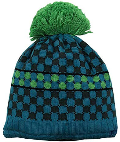 maximo Jungen Winter-Mütze Strick meeresblau Größe: 49