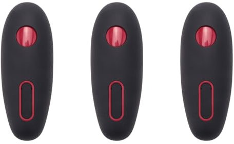 Wlauqueta 3X Abrelatas Eléctrico, Abrelatas de Seguridad Automático con Contacto, Abrelatas Portátil con Baterías para Restaurante