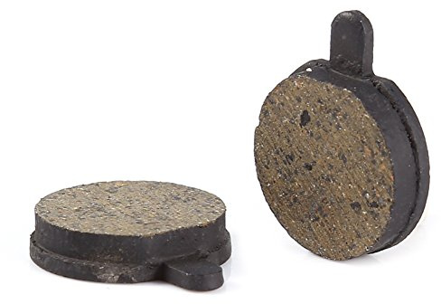 4 Paar Scheibenbremsbeläge, Runde Fahrrad-Bremsbeläge, Fahrrad Motorrad 4 Paar Harz und Halbmetall Fahrrad Bremsbelag, leises Bremsen für Mountainbikes Roller Elektrische Fahrrad