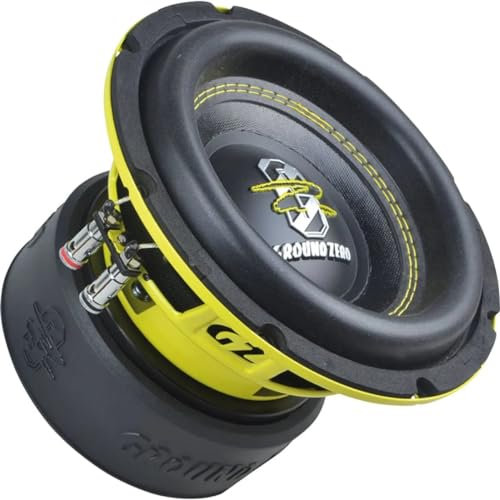 Ground Zero GZRW 8XSPL 20cm passiver Subwoofer mit 1000 Watt (RMS:500W)