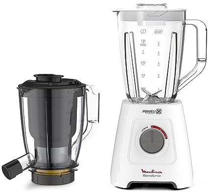 Moulinex LM42Q127 2 In 1 Blendforce Blender 600w White