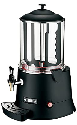 HENGSEN Hot Chocolate Machine, Hot Chocolate Dispenser 10L Melting Chocolate in Hotel Restaurant Royal Catering Hot Chocolate Machine,Black