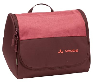 VAUDE Kulturbeutel WegaWash in, Kosmetiktasche mit integriertem Spiegel, Zahnbürstenhalter und Aufhängehaken, gepolsterte Kulturtasche mit durchdachter Innenaufteilung