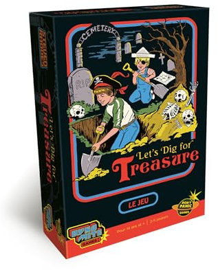 Don't Panic Games | Let's Dig for Treasure de Steven Rhodes | Jeu de société | À partir de 14 Ans | 2 à 5 Joueurs | 10-20 Minutes
