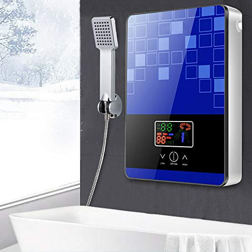 Accesorios de baño Calentador de Agua instantáneo eléctrico Digital de 6,5 KW Ducha de baño sin Tanque Sistema de calefacción de Agua Caliente Electrónico 3 en 1 LCD